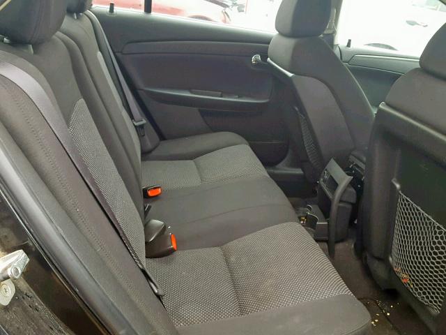 1G1ZH57B794166423 - 2009 CHEVROLET MALIBU 1LT BLACK photo 6