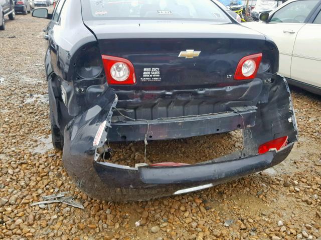 1G1ZH57B794166423 - 2009 CHEVROLET MALIBU 1LT BLACK photo 9