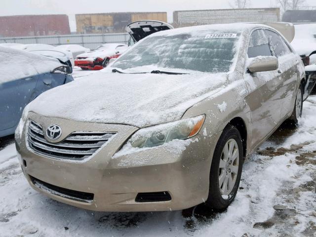 4T1BB46K29U107071 - 2009 TOYOTA CAMRY HYBR TAN photo 2