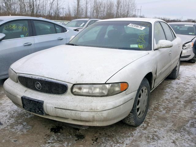 2G4WS52M0X1608208 - 1999 BUICK CENTURY CU WHITE photo 2