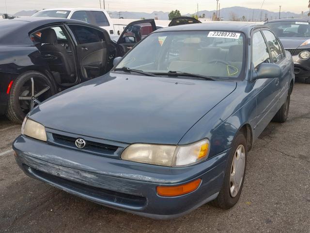 1NXBB02EXTZ397432 - 1996 TOYOTA COROLLA DX GREEN photo 2