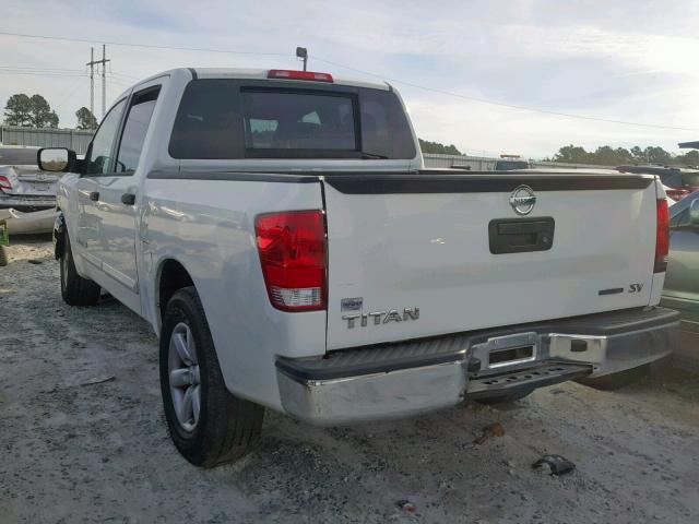 1N6BA0EK8DN305669 - 2013 NISSAN TITAN S WHITE photo 3