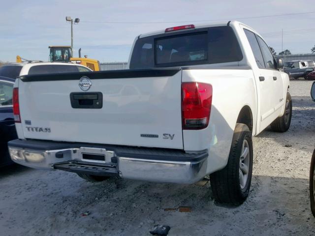 1N6BA0EK8DN305669 - 2013 NISSAN TITAN S WHITE photo 4