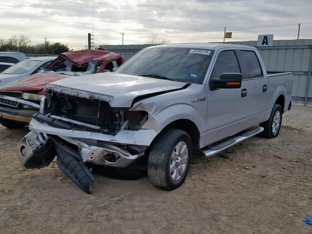 1FTFW1CFXDKD89027 - 2013 FORD F150 SUPER Күміс фото 2