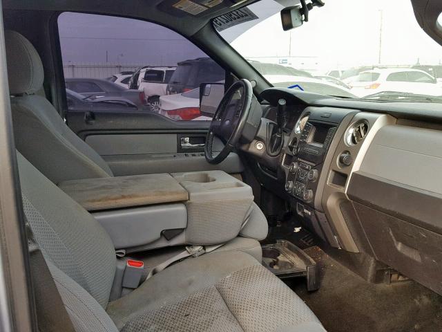 1FTFW1CFXDKD89027 - 2013 FORD F150 SUPER Күміс фото 5