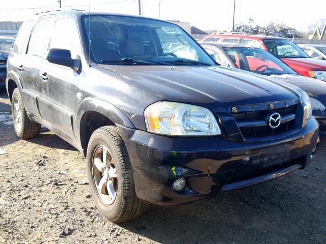 4F2YZ941X6KM10141 - 2006 MAZDA TRIBUTE S Czarny zdjęcie 1