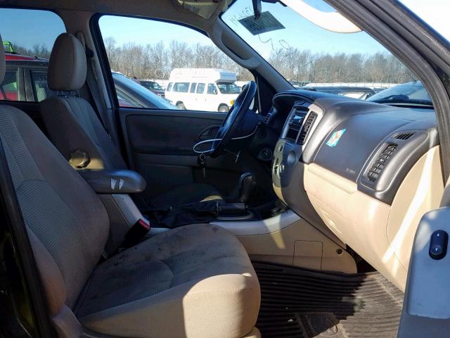 4F2YZ941X6KM10141 - 2006 MAZDA TRIBUTE S Czarny zdjęcie 6