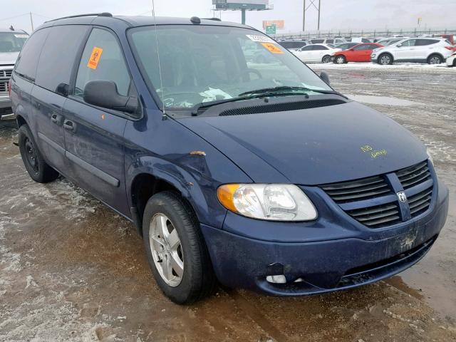 1D4GP24R55B272637 - 2005 DODGE GRAND CARA BLUE photo 1