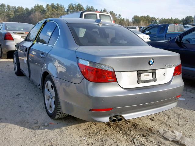 WBANF33547CS38999 - 2007 BMW 525 XI GRAY photo 3