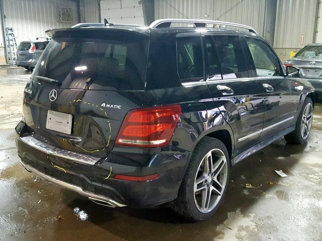 WDCGG8JB6EG202021 - 2014 MERCEDES-BENZ GLK 350 4M BLACK photo 4