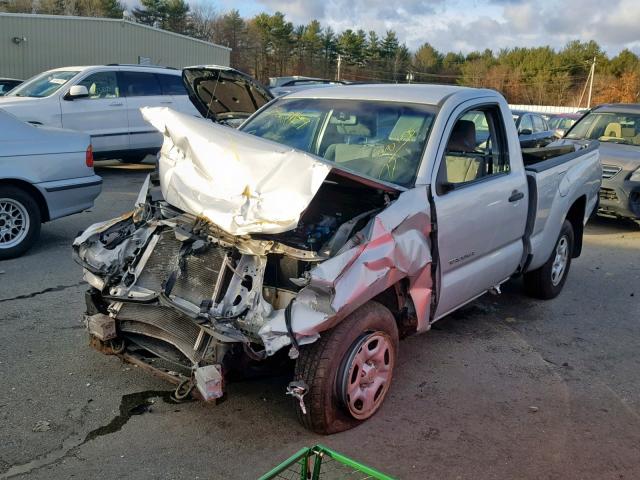 5TENX22N29Z636339 - 2009 TOYOTA TACOMA SILVER photo 2