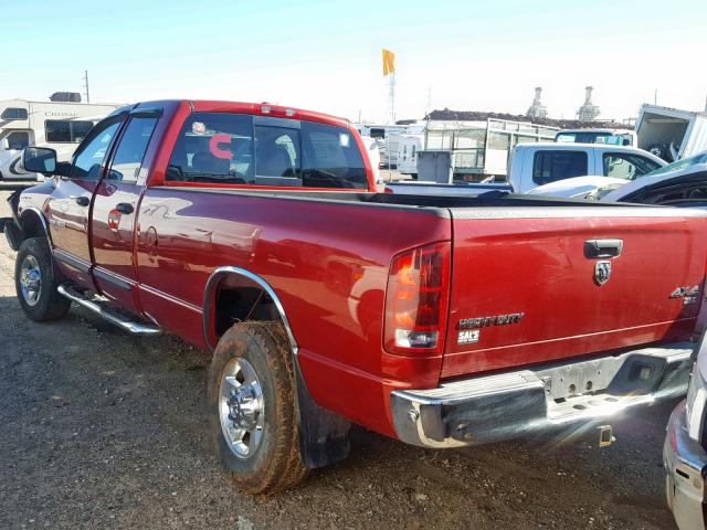 3D7KS28C76G287652 - 2006 DODGE RAM 2500 S BURGUNDY photo 3