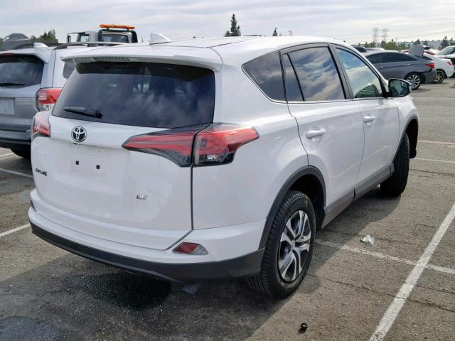 2T3ZFREV8JW489338 - 2018 TOYOTA RAV4 LE WHITE photo 4