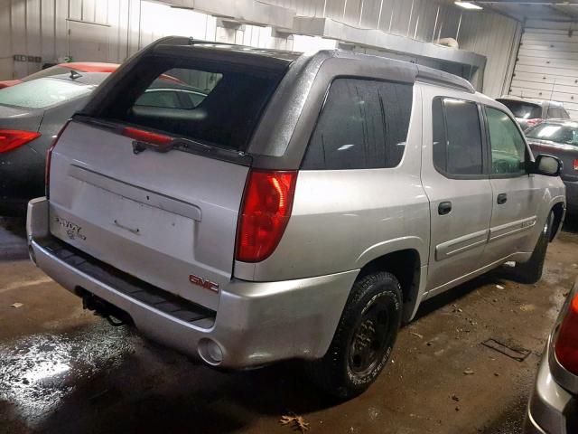 1GKET12S946179972 - 2004 GMC ENVOY XUV SILVER photo 4