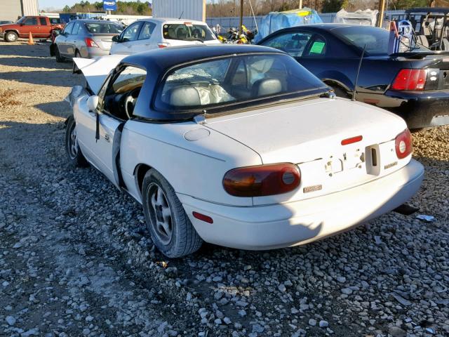 JM1NA3531V0736699 - 1997 MAZDA MX-5 MIATA WHITE photo 3