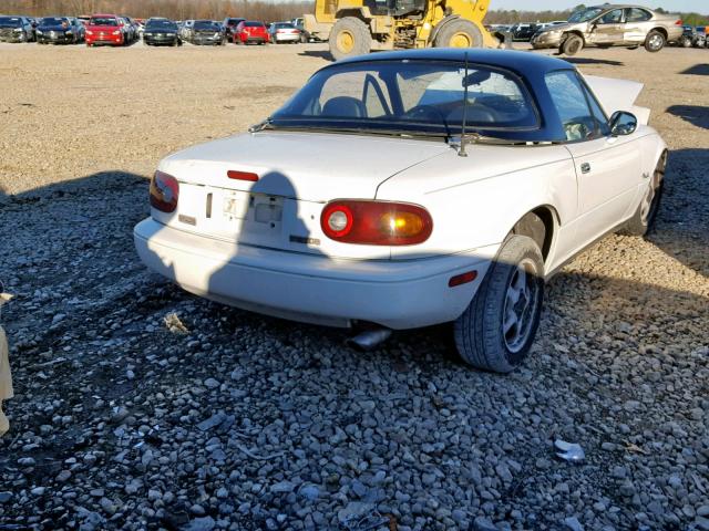 JM1NA3531V0736699 - 1997 MAZDA MX-5 MIATA WHITE photo 4