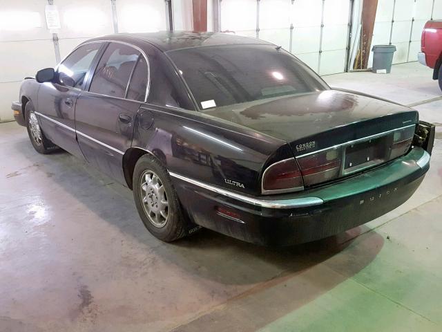 1G4CU541014287816 - 2001 BUICK PARK AVENU შავი ფოტო 3