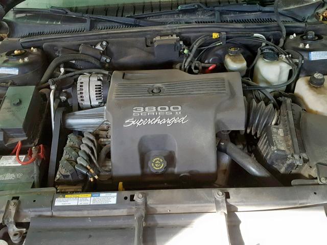 1G4CU541014287816 - 2001 BUICK PARK AVENU შავი ფოტო 7