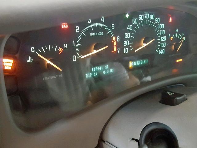 1G4CU541014287816 - 2001 BUICK PARK AVENU შავი ფოტო 8