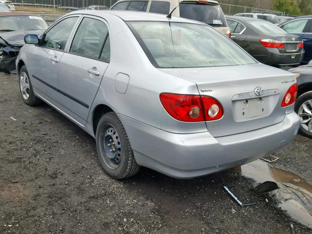 JTDBR32E760092449 - 2006 TOYOTA COROLLA CE Gümüş foto 3