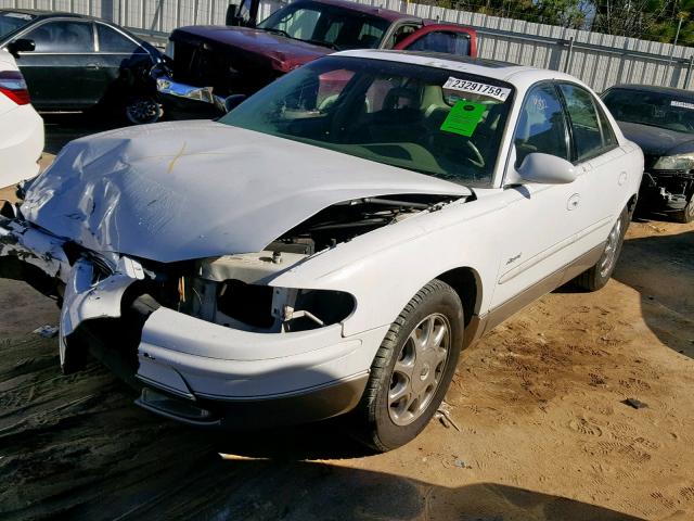 2G4WB52K9X1438378 - 1999 BUICK REGAL LS WHITE photo 2