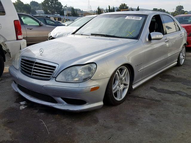 WDBNG74J63A326489 - 2003 MERCEDES-BENZ S 55 AMG SILVER photo 2