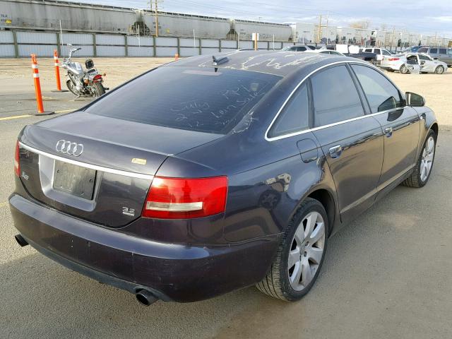 WAUDG74FX5N093394 - 2005 AUDI A6 3.2 QUA BLACK photo 4