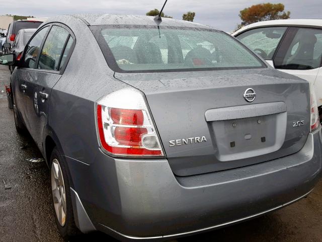 3N1AB61E17L657496 - 2007 NISSAN SENTRA 2.0 GRAY photo 3