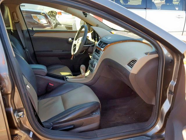 1G1ZC5EB0AF266843 - 2010 CHEVROLET MALIBU 1LT BROWN photo 5