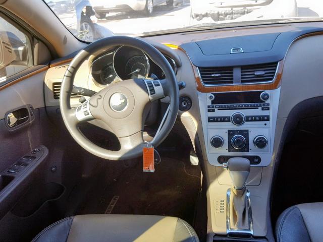 1G1ZC5EB0AF266843 - 2010 CHEVROLET MALIBU 1LT BROWN photo 9