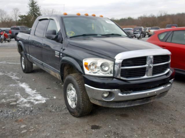 3D7KS29C37G762178 - 2007 DODGE RAM 2500 BLACK photo 1