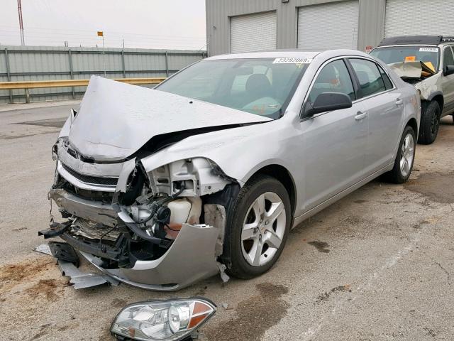1G1ZA5EU2BF374258 - 2011 CHEVROLET MALIBU LS SILVER photo 2