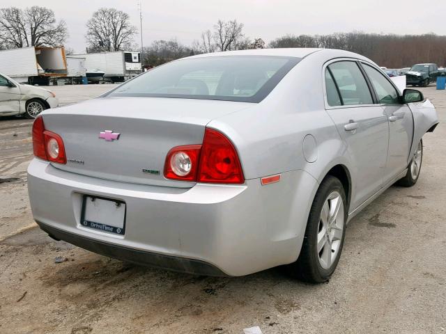 1G1ZA5EU2BF374258 - 2011 CHEVROLET MALIBU LS SILVER photo 4
