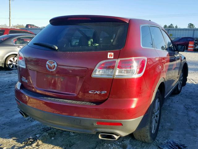 JM3TB28Y270110773 - 2007 MAZDA CX-9 RED photo 4