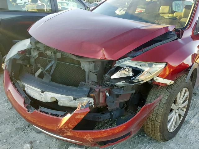 JM3TB28Y270110773 - 2007 MAZDA CX-9 RED photo 9