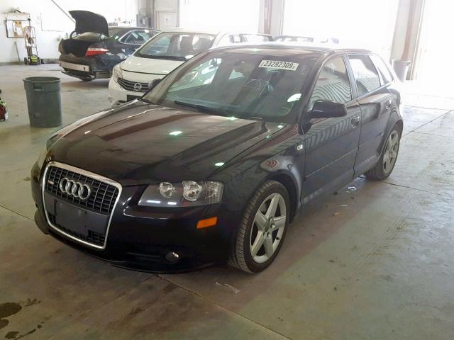 WAUKD78P06A106763 - 2006 AUDI A3 S-LINE BLACK photo 2