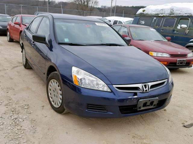 1HGCM56127A129474 - 2007 HONDA ACCORD VAL BLUE photo 1