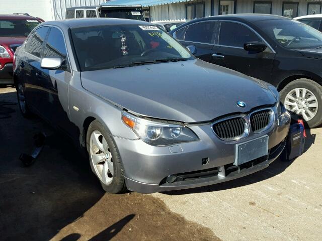 WBANE53517CW61960 - 2007 BMW 525 I SILVER photo 1