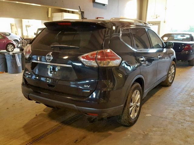 5N1AT2MT1EC821301 - 2014 NISSAN ROGUE S BLACK photo 4