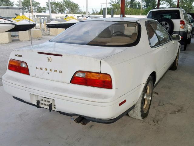 JH4KA8266SC001871 - 1995 ACURA LEGEND L WHITE photo 4