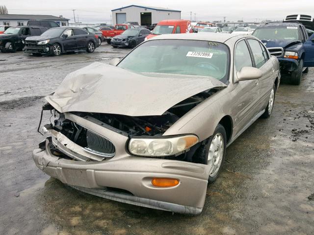 1G4HR54K01U156501 - 2001 BUICK LESABRE LI TAN photo 2