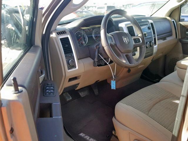 1D7RV1GT2AS128766 - 2010 DODGE RAM 1500 Gold Foto 9
