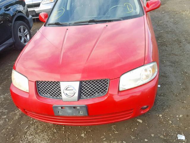 3N1CB51D06L488337 - 2006 NISSAN SENTRA 1.8 RED photo 9