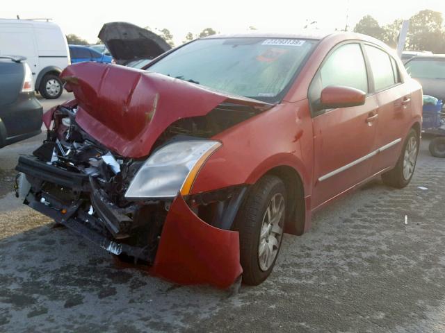 3N1AB6AP9CL672596 - 2012 NISSAN SENTRA 2.0 RED photo 2