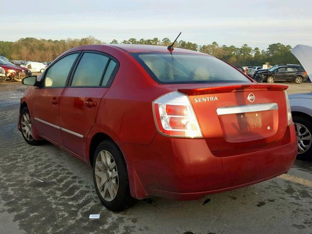 3N1AB6AP9CL672596 - 2012 NISSAN SENTRA 2.0 RED photo 3