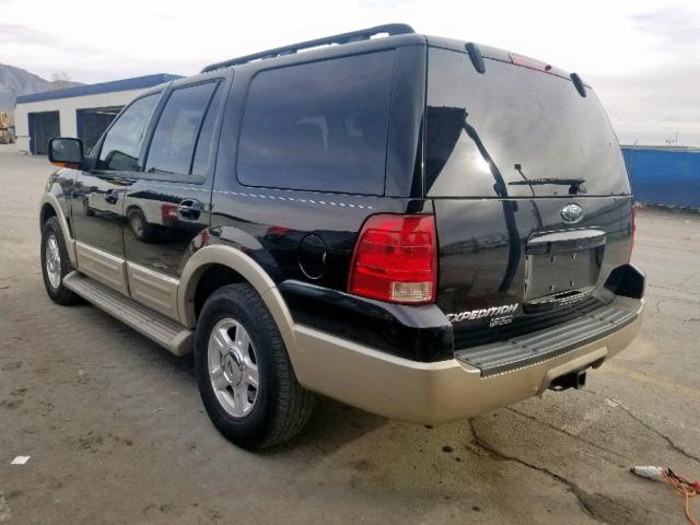 1FMPU175X5LA29498 - 2005 FORD EXPEDITION BLACK photo 3