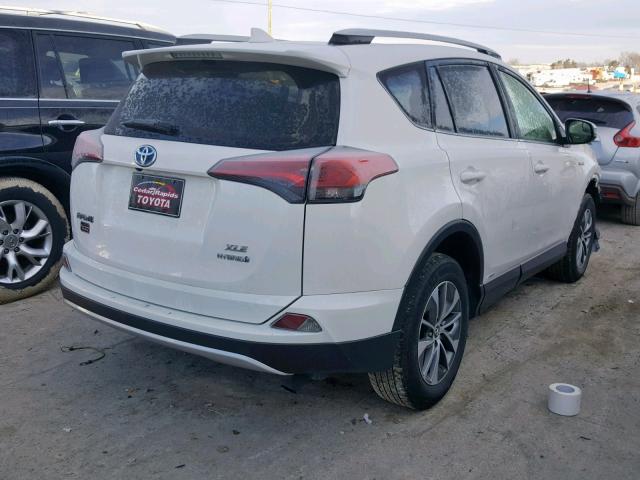 JTMRJREVXGD058018 - 2016 TOYOTA RAV4 HV XL WHITE photo 4