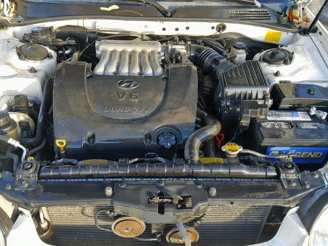 KMHWF35H42A529226 - 2002 HYUNDAI SONATA GLS თეთრი ფოტო 7