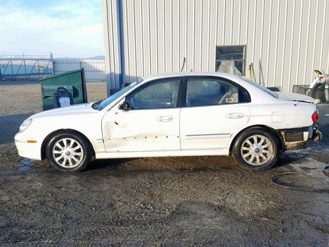 KMHWF35H42A529226 - 2002 HYUNDAI SONATA GLS თეთრი ფოტო 9
