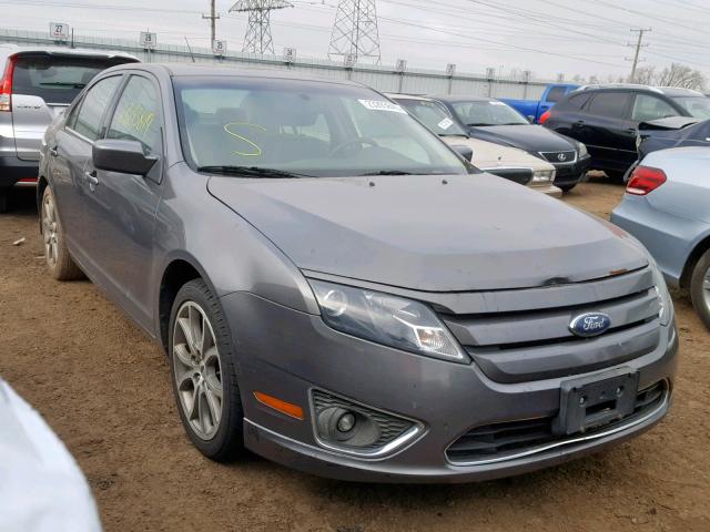 3FAHP0JA2AR266455 - 2010 FORD FUSION SEL GRAY photo 1